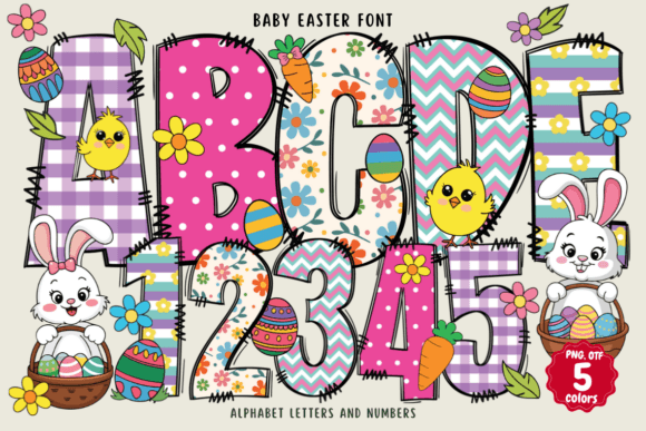 Baby Easter Fonts: A Color Fonts Review for Crafters