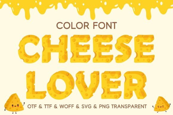 Cheese Lover Color Fonts