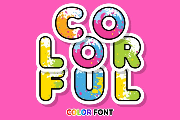 Colorful: A Vibrant Color Fonts Asset for Handmade Creators