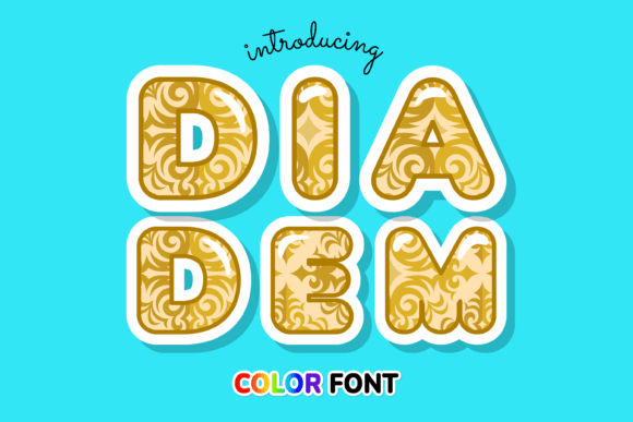 Diadem: A Playful Color Fonts Crown for Creative Sellers