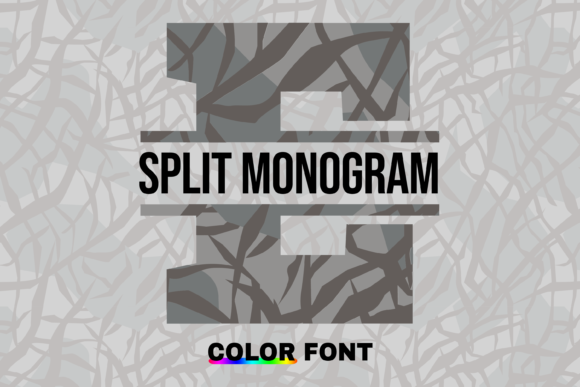Elephant Split: A Playful Color Fonts Choice for Local Branding