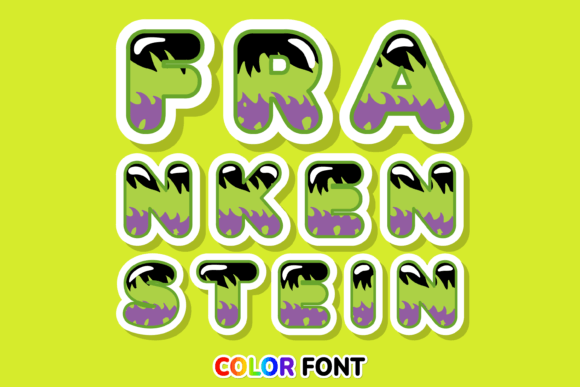 Frankenstein: A Standout Color Fonts Choice