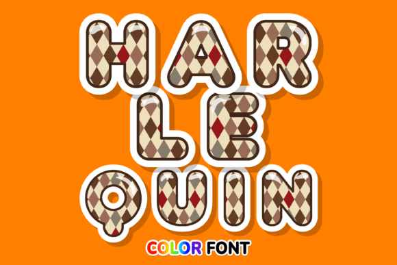 Harlequin: A Vibrant Color Fonts Choice