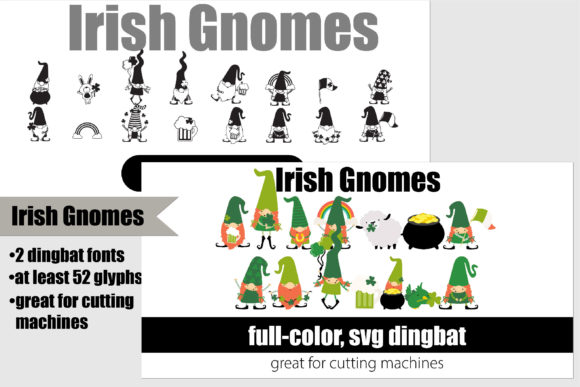 Irish Gnomes Fonts: Playful Dingbats for Editorial Charm