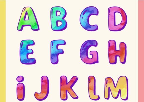 Itzel: A Vibrant Color Fonts Collection for Crafters