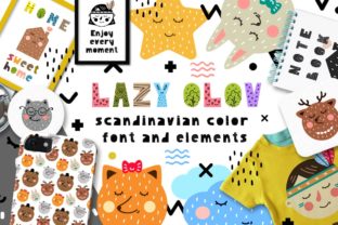 Lazy Olov: A Playful Color Fonts Choice for Handmade Brands