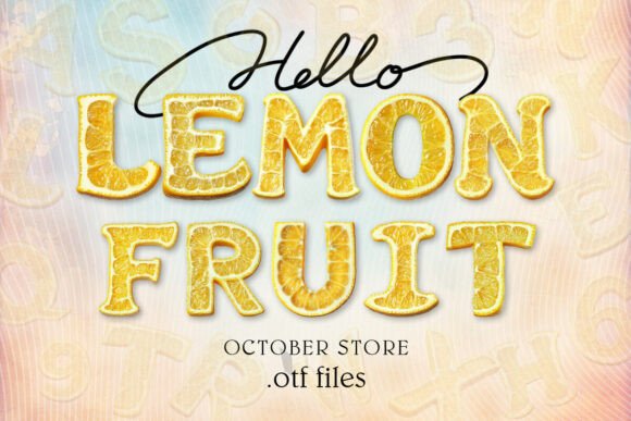 Lemon Fruit Fonts: A Color Fonts Review for Local Brands