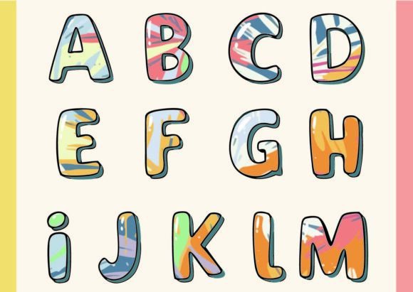 Madilyn: A Vibrant Color Fonts Collection
