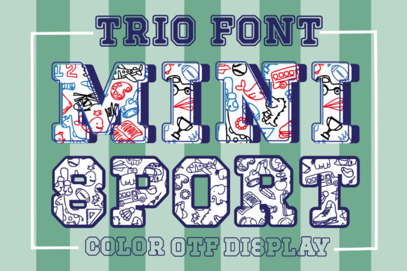 Mini Sport: A Playful Color Fonts Choice