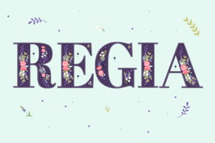 Regia: A Vibrant Color Fonts Choice for Modern Designers