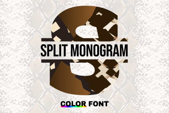 Snake Split: A Playful Color Font for Editorial Charm