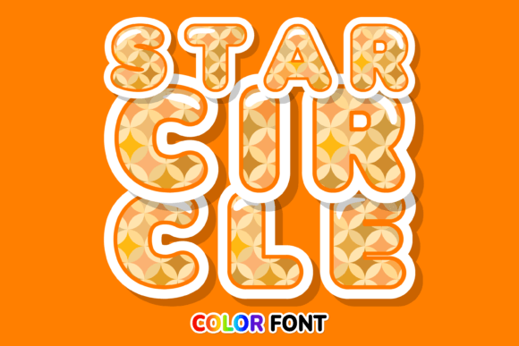 Star Circle: A Standout Color Fonts Choice