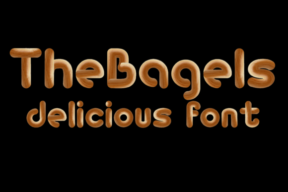 The Bagels: A Whimsical Color Fonts Asset for Creative Sellers