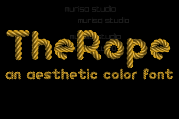 The Rope: A Standout Color Font for Digital Sellers