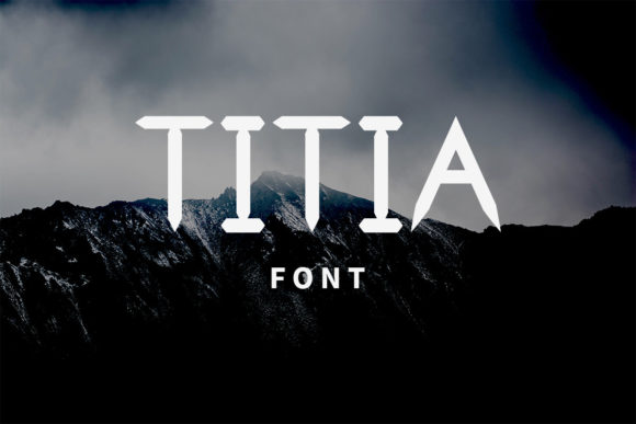 Titia: A Bold Color Font for Modern Fonts & Color Fonts