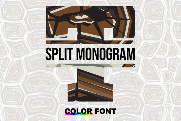 Turtle Split: A Playful Color Fonts Choice